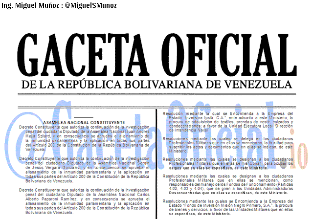 Gaceta Oficial 41632 del 14 Mayo 2019