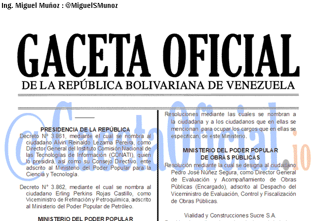 Gaceta Oficial 41645 del 31 Mayo 2019