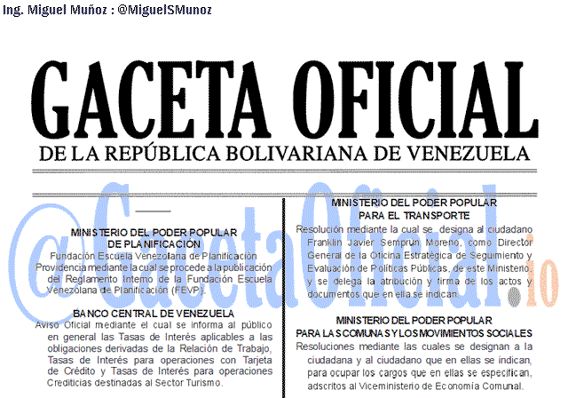 Gaceta Oficial 41652 del 11 Junio 2019