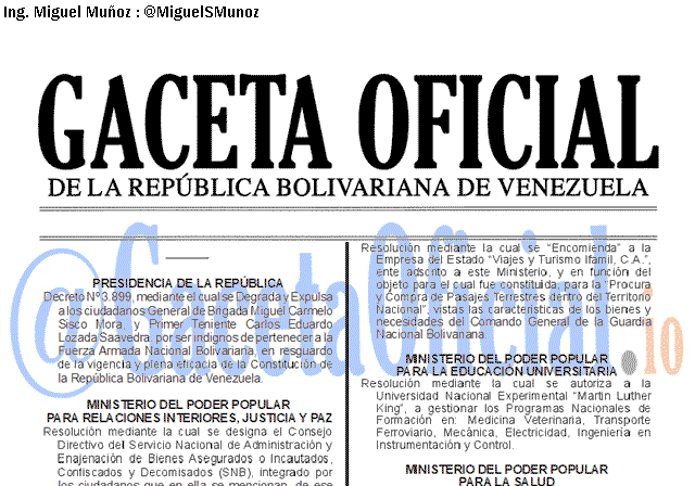 Gaceta Oficial 41666 del 2 Julio 2019