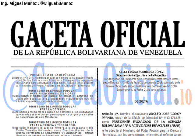 Gaceta Oficial 41675 del 16 Julio 2019