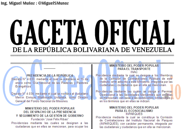 Gaceta Oficial 41775 del 5 Diciembre 2019