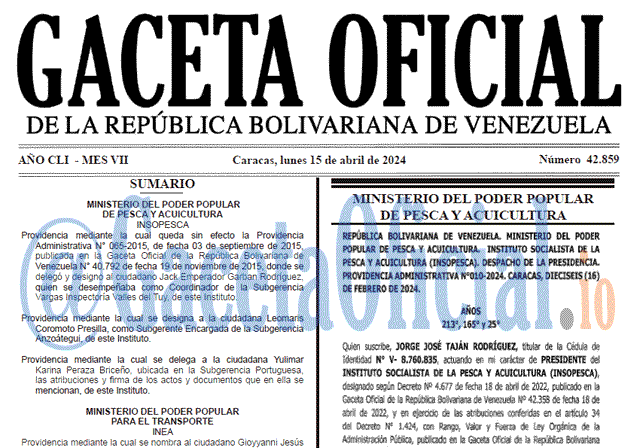 Gaceta Oficial, Gaceta 42859, Gaceta 42859 HD, Gaceta #42859, Gaceta Oficial Venezuela #42859
