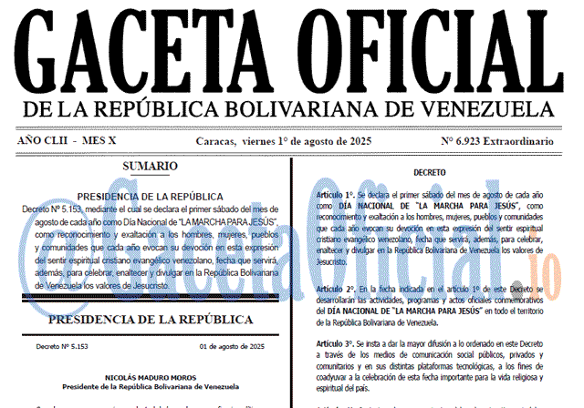 Gaceta Oficial, Gaceta 6923, Gaceta 6923 HD, Gaceta #6923, Gaceta Oficial Venezuela #6923