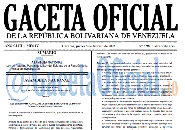 Gaceta Oficial, Gaceta 6980, Gaceta 6980 HD, Gaceta #6980, Gaceta Oficial Venezuela #6980