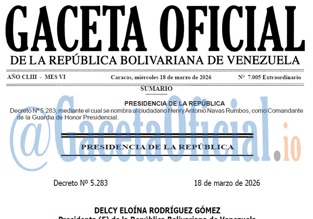 Gaceta Oficial, Gaceta 7005, Gaceta 7005 HD, Gaceta #7005, Gaceta Oficial Venezuela #7005