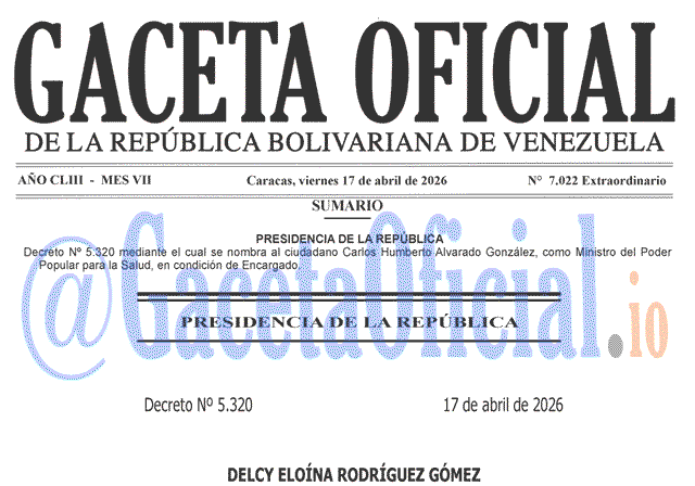 Gaceta Oficial, Gaceta 7022, Gaceta 7022 HD, Gaceta #7022, Gaceta Oficial Venezuela #7022